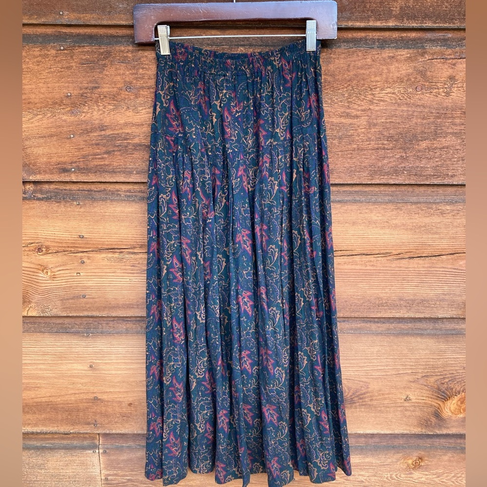 Vintage Print Skirt Express 90s